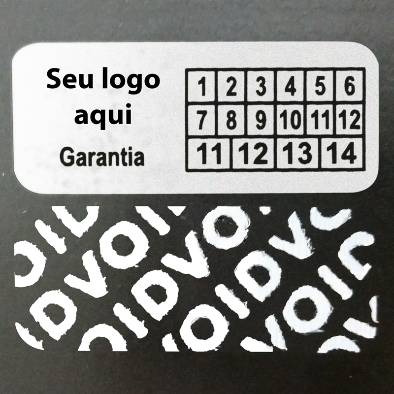 Adesivo Etiqueta VOID