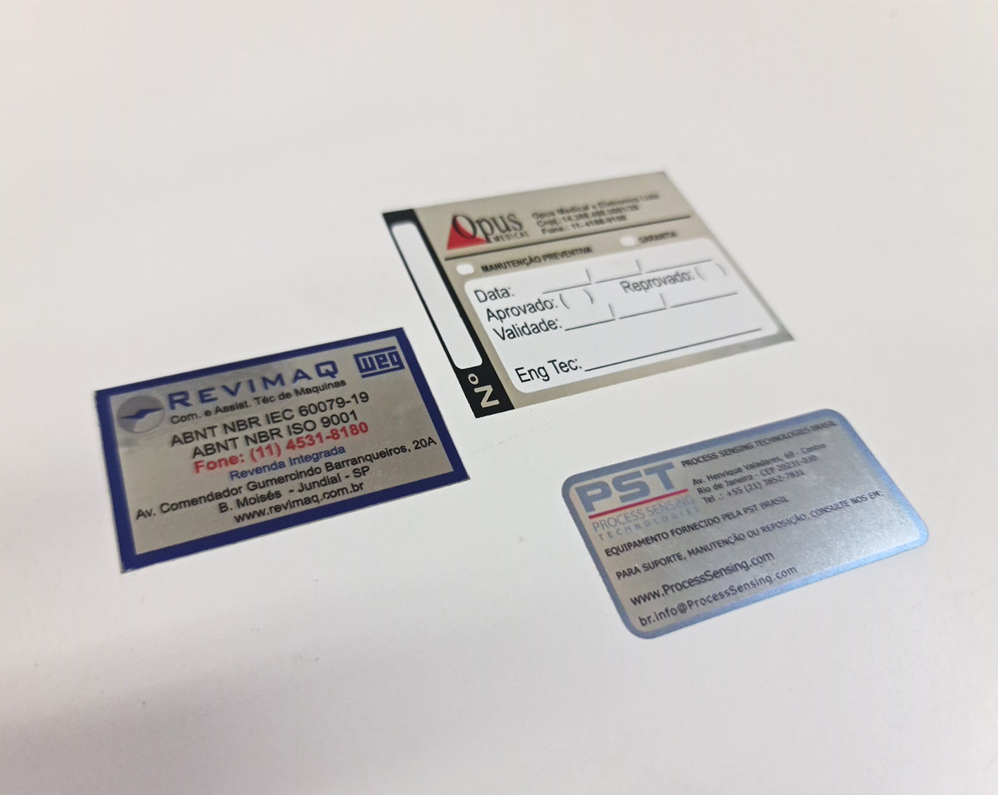 Etiquetas em Poliéster