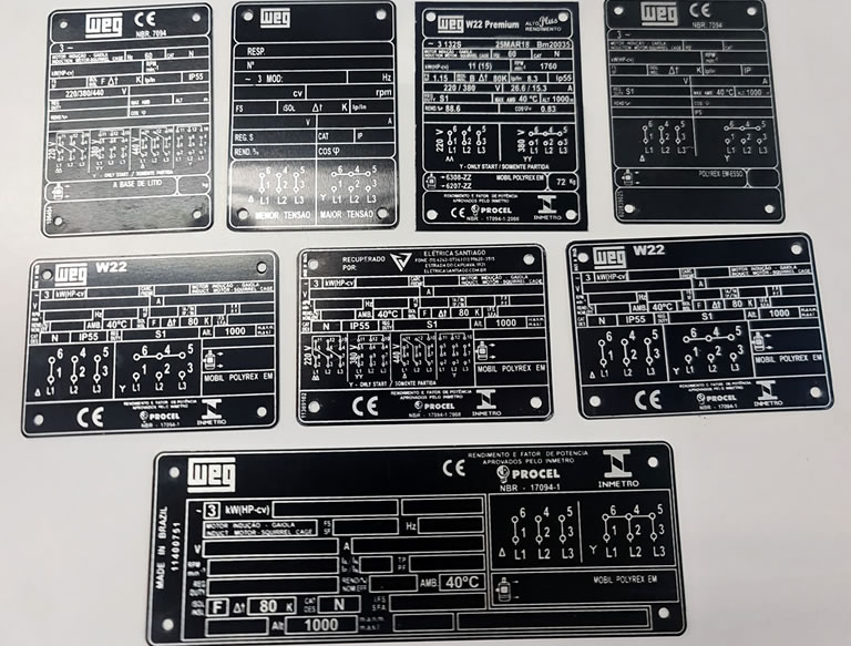 Faq de placas identificação maquinas Faq de placas identificação maquinas