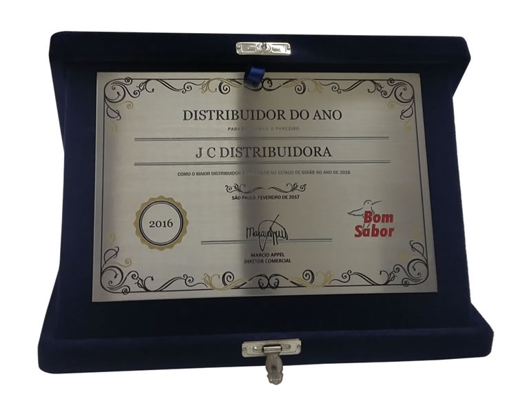 Placa de Agradecimento Prazos e Logística