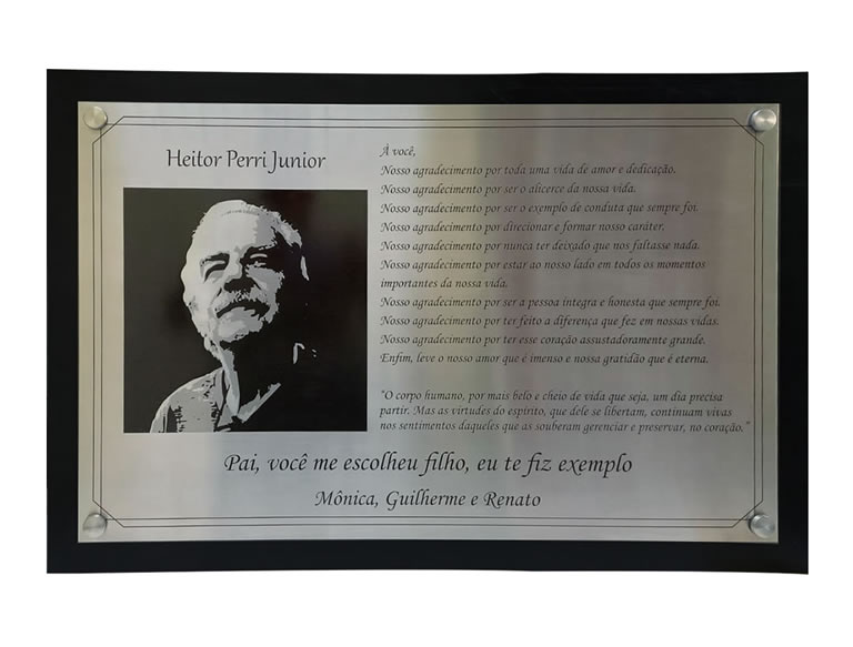 Placa de Gratificação Personalização Nominal Placa de Gratificação Personalização Nominal