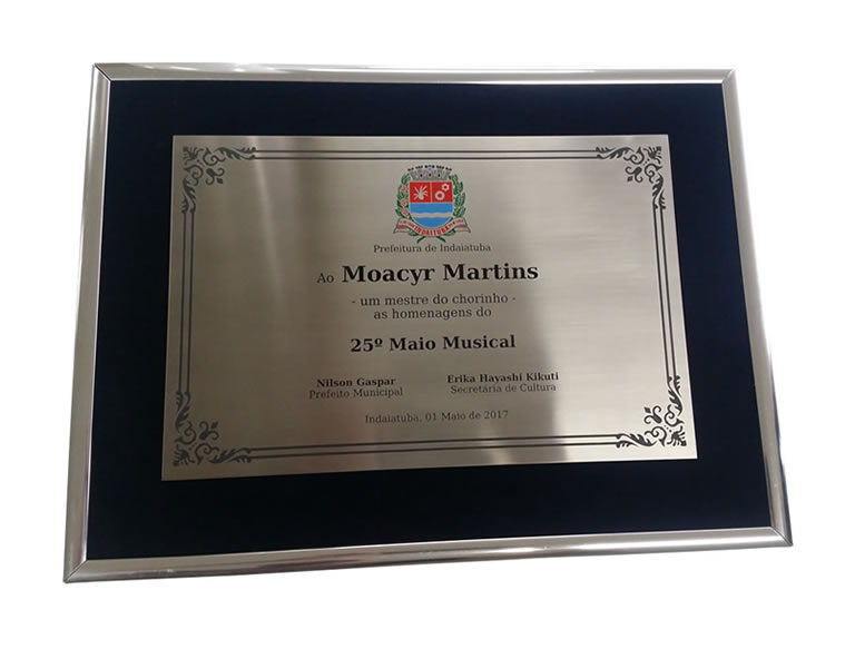 Placa de Gratificação Produção em Lote Placa de Gratificação Produção em Lote