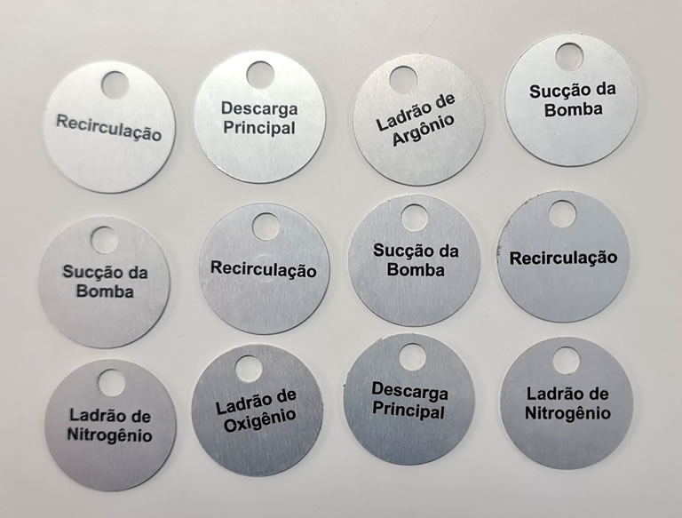 Placa de Identificação para Equipamentos Fixação e Instalação Placa de Identificação para Equipamentos Fixação e Instalação
