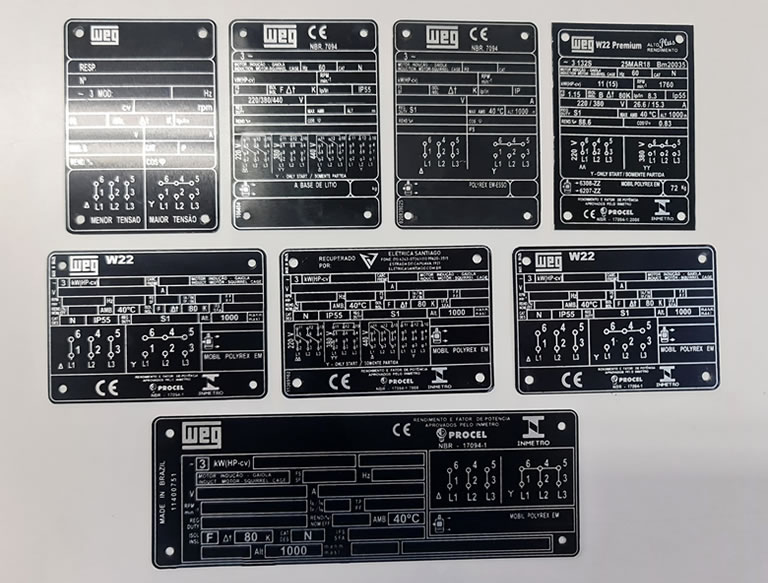 Placa de Identificação para Equipamentos Rastreabilidade e Dados Placa de Identificação para Equipamentos Rastreabilidade e Dados