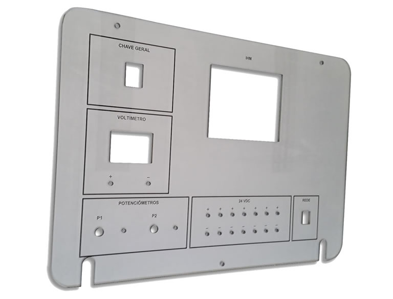 Placa de Identificação para Painel de Máquinas Proteção contra Desgaste Placa de Identificação para Painel de Máquinas Proteção contra Desgaste