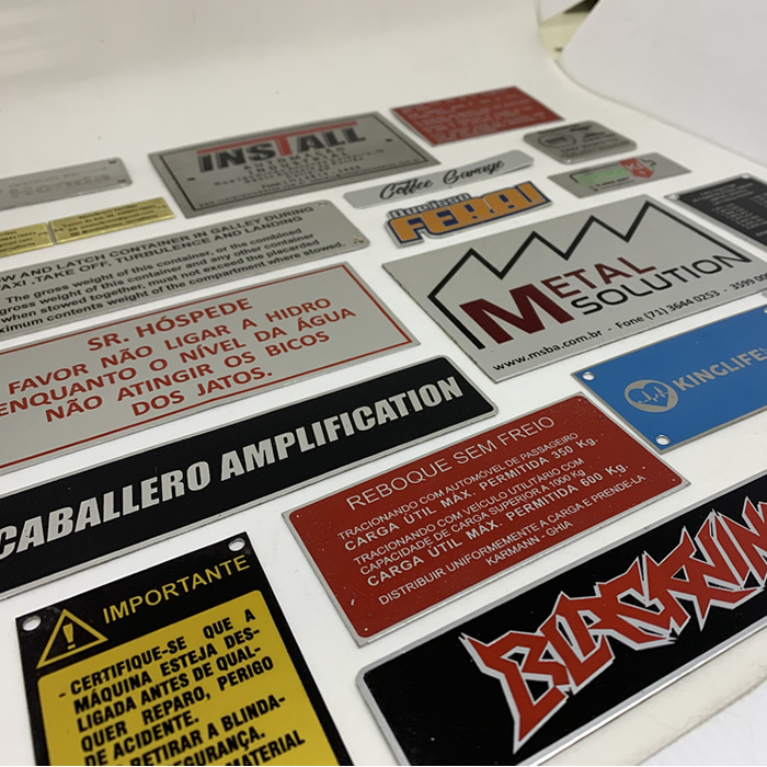 Placas personalizadas