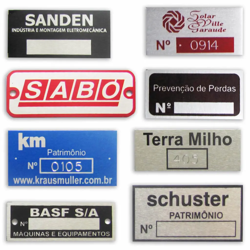 Placas Patrimoniais Personalizadas